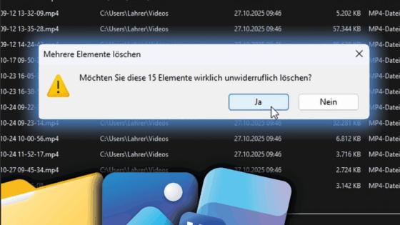 Gelöschte Dateien von Festplatte/SSD wiederherstellen: 