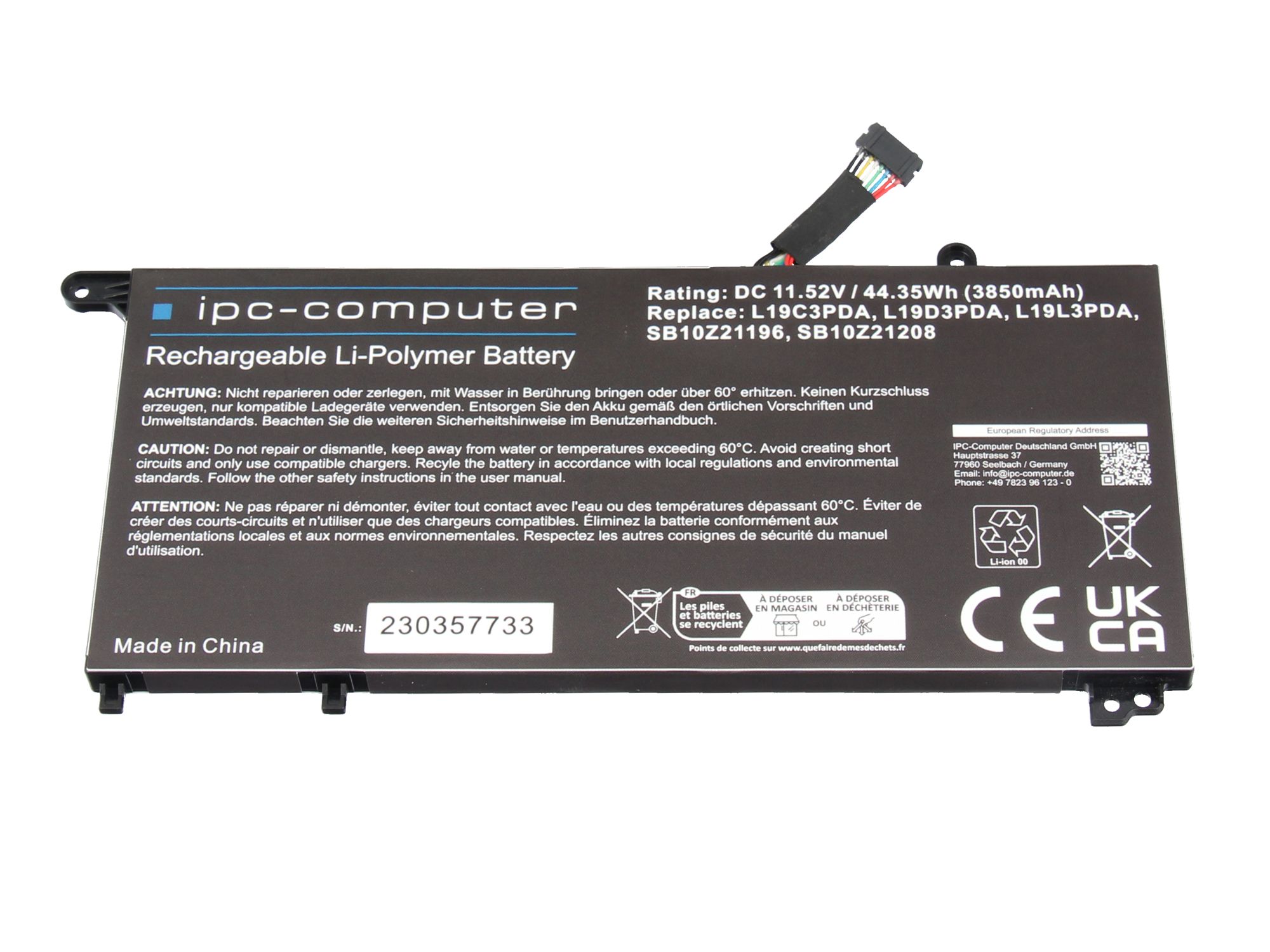 Informationen zur Produktsicherheit