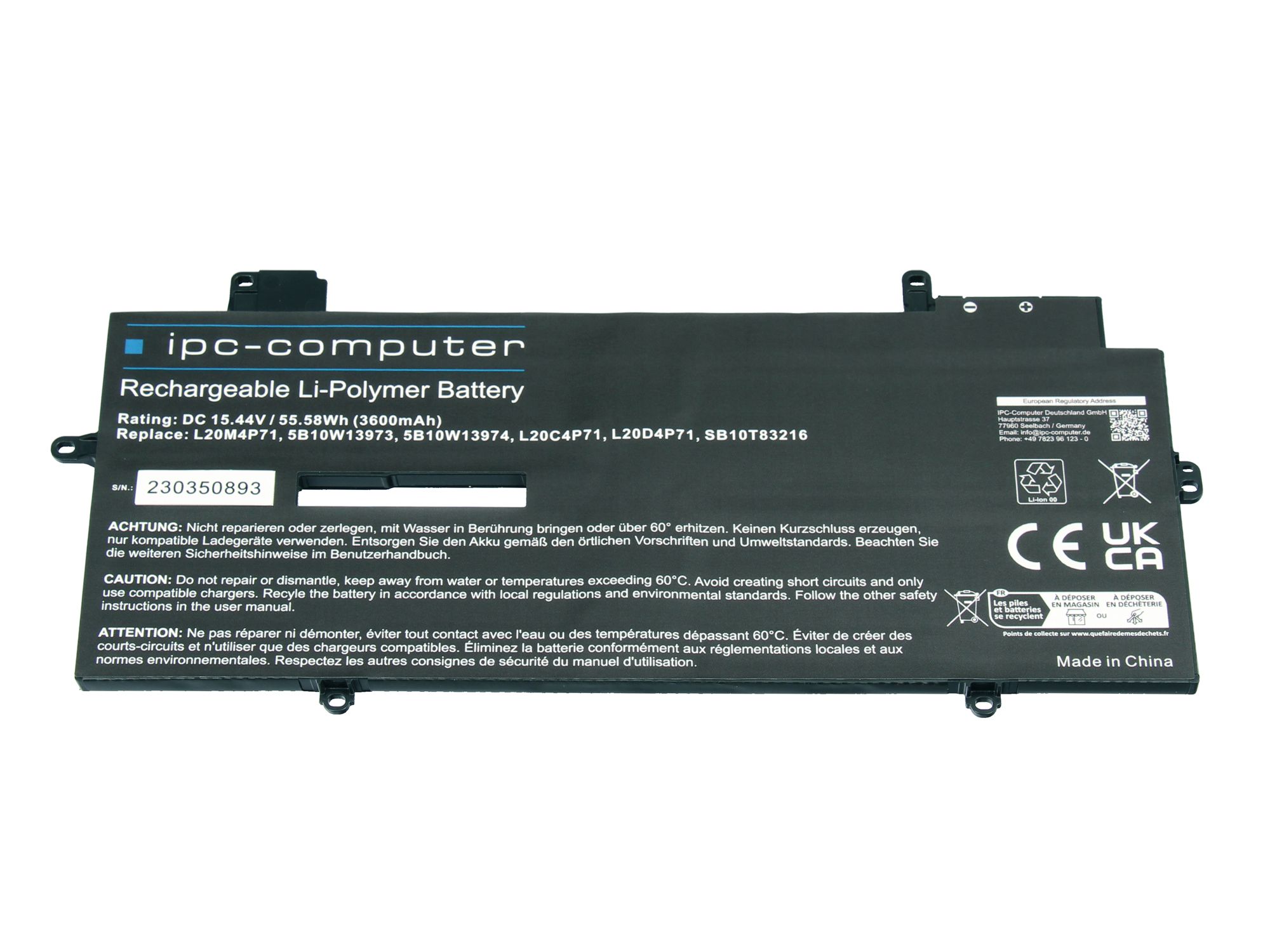 Informationen zur Produktsicherheit