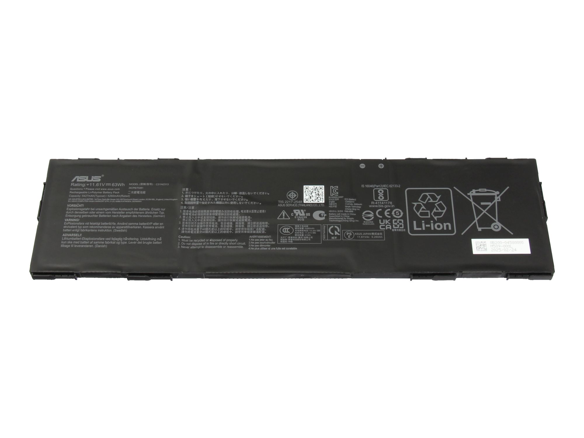 Informationen zur Produktsicherheit