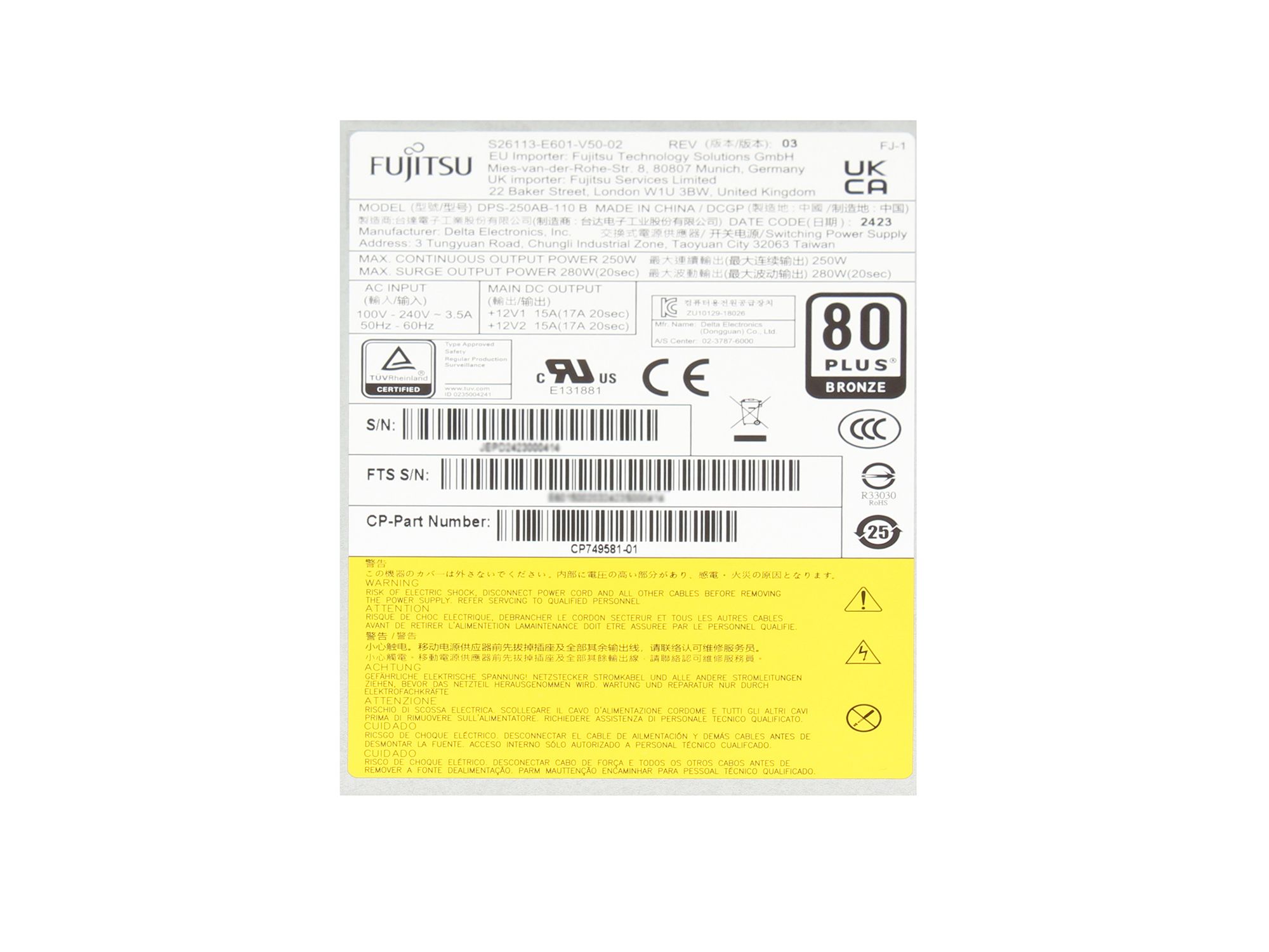 Informationen zur Produktsicherheit